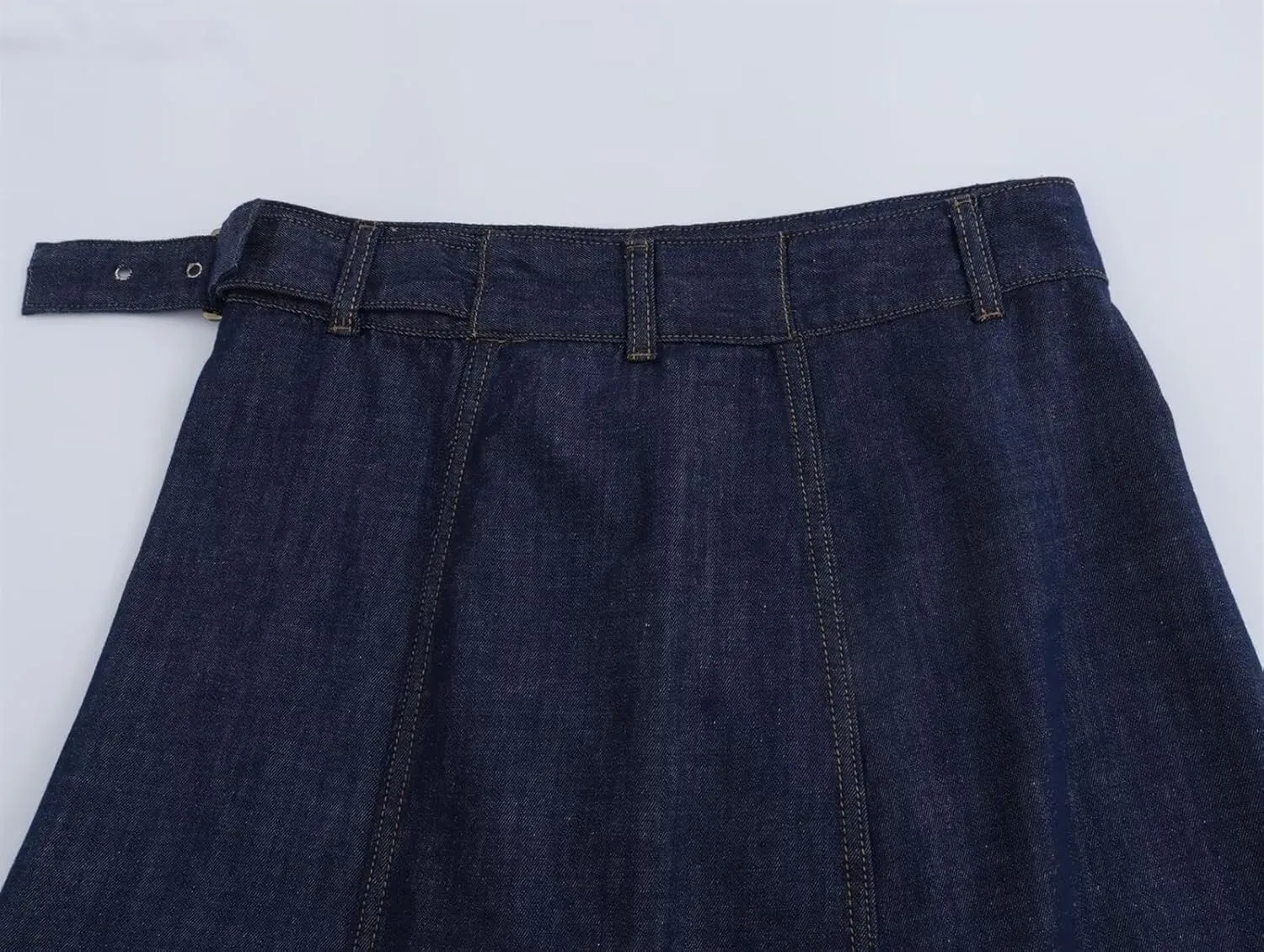 2024 Blue Denim Skirt Women High Waist Long Skirt Summer Jeans Midi Skirts for Women Streetwear Woman Skirts
