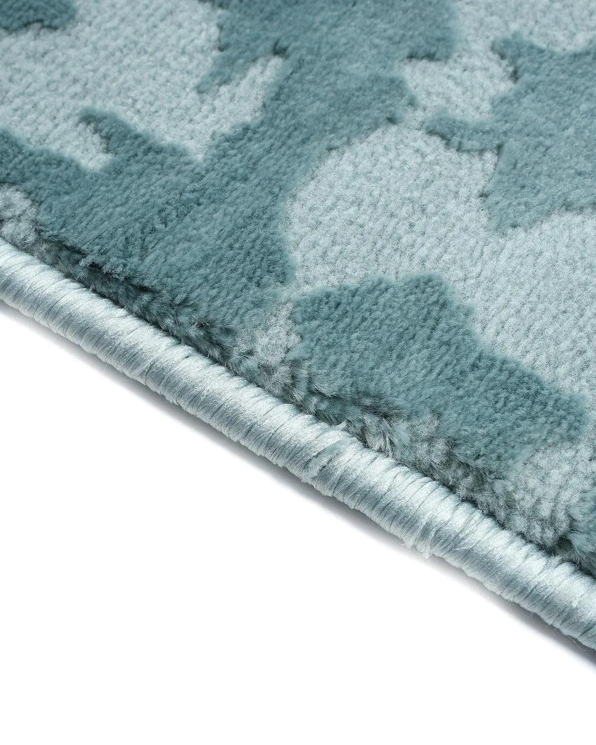 40X60 CM Aura Doormat | Grid Abstract Light Blue
