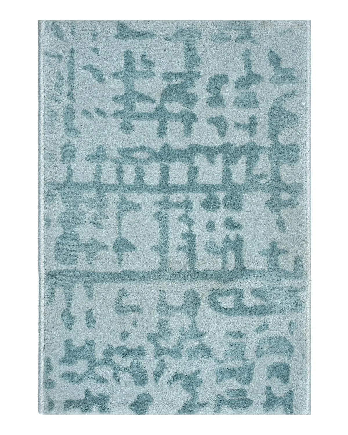 40X60 CM Aura Doormat | Grid Abstract Light Blue