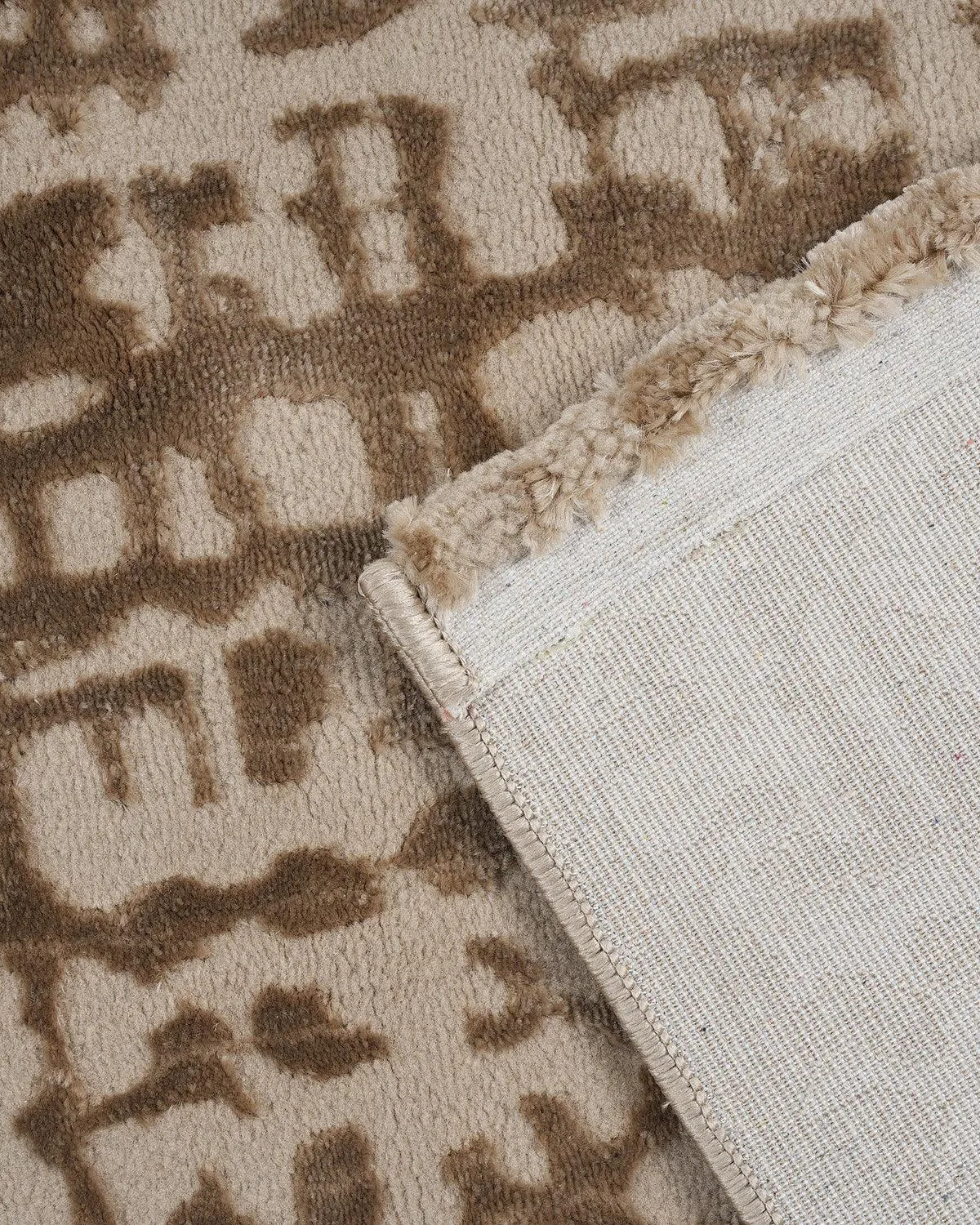 40X60 CM Aura Doormat | Grid Abstract Light Gold