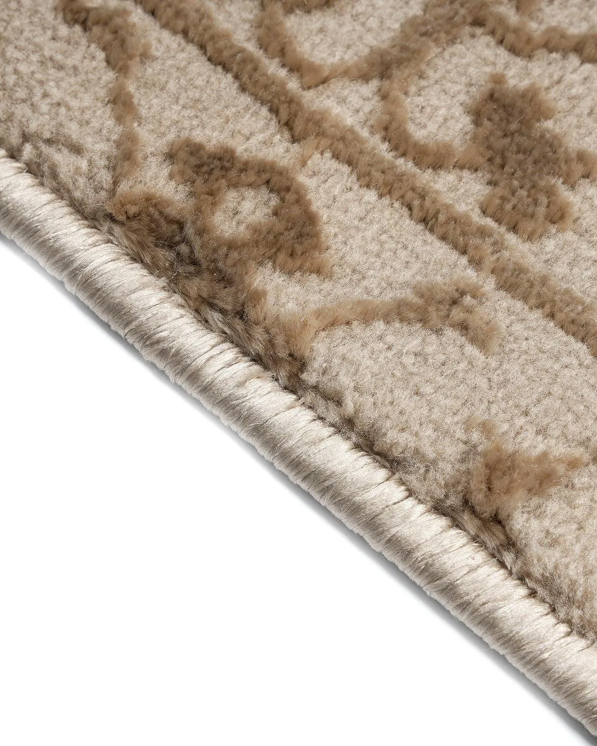 40X60 CM Aura Doormat | Traditional Floral Light Gold