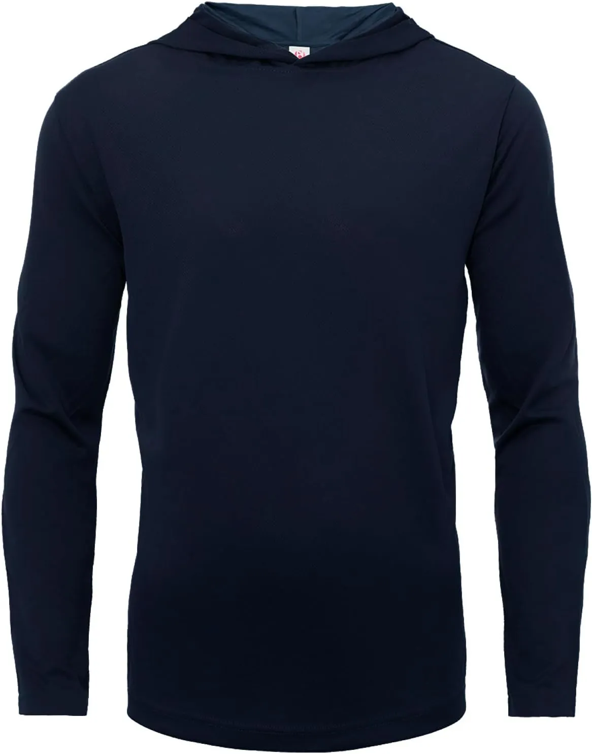5 Pack Mens T Shirts Long Sleeve with Hoodies Athletic Sun Protection Tees