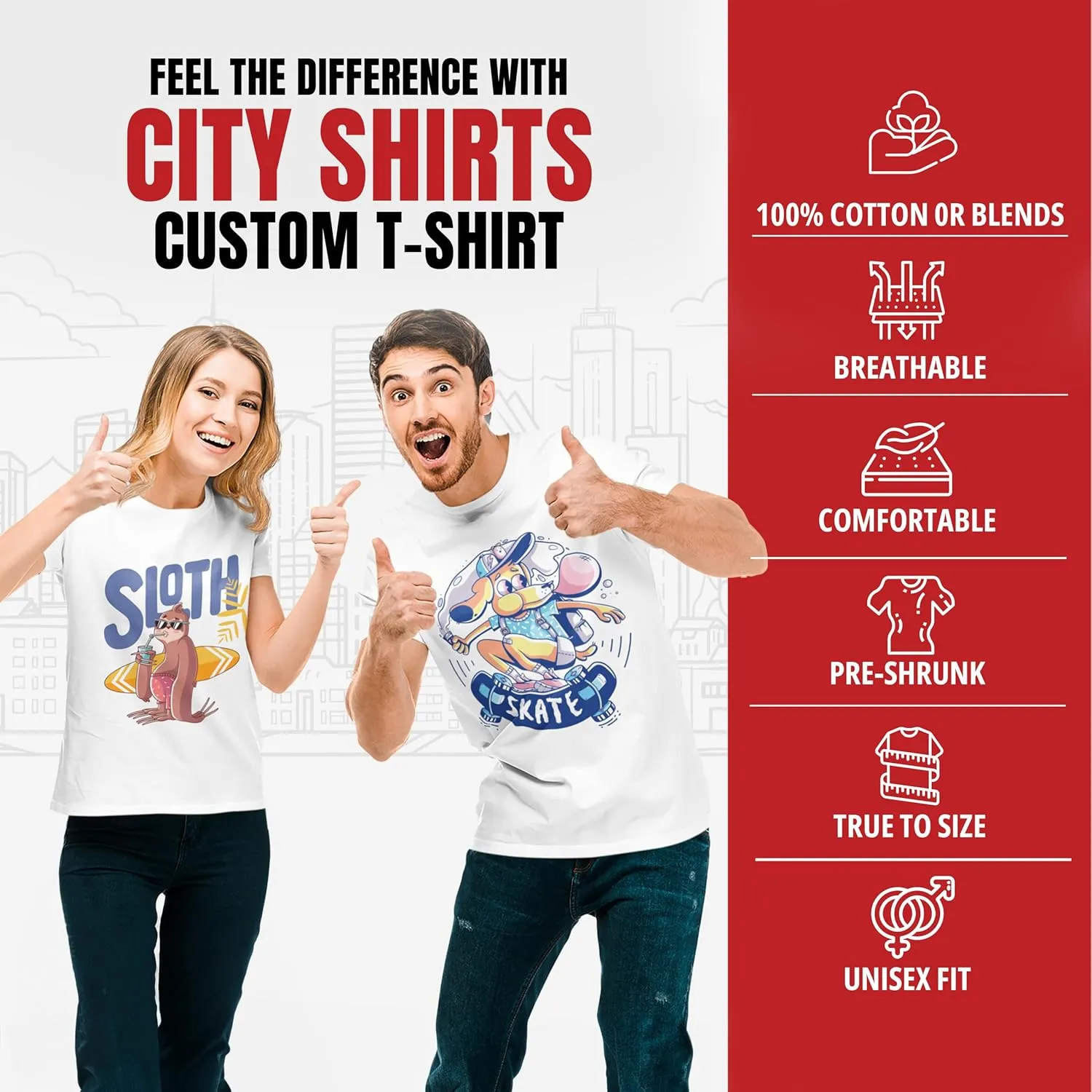 Add Your Own and Text Design Custom Personalized Adult T-Shirt Tee