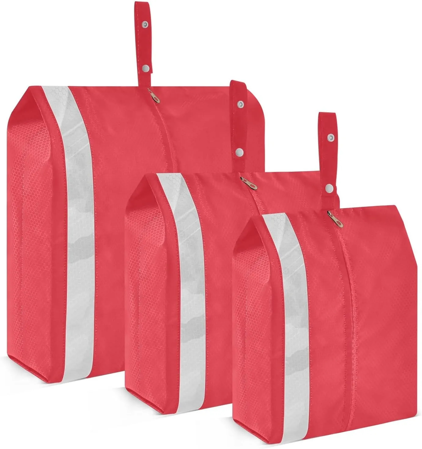 Alizarin Crimson Travel Packing Bags Packing Cubes with Shoe Bag Lightweight Travel Packing Organizers