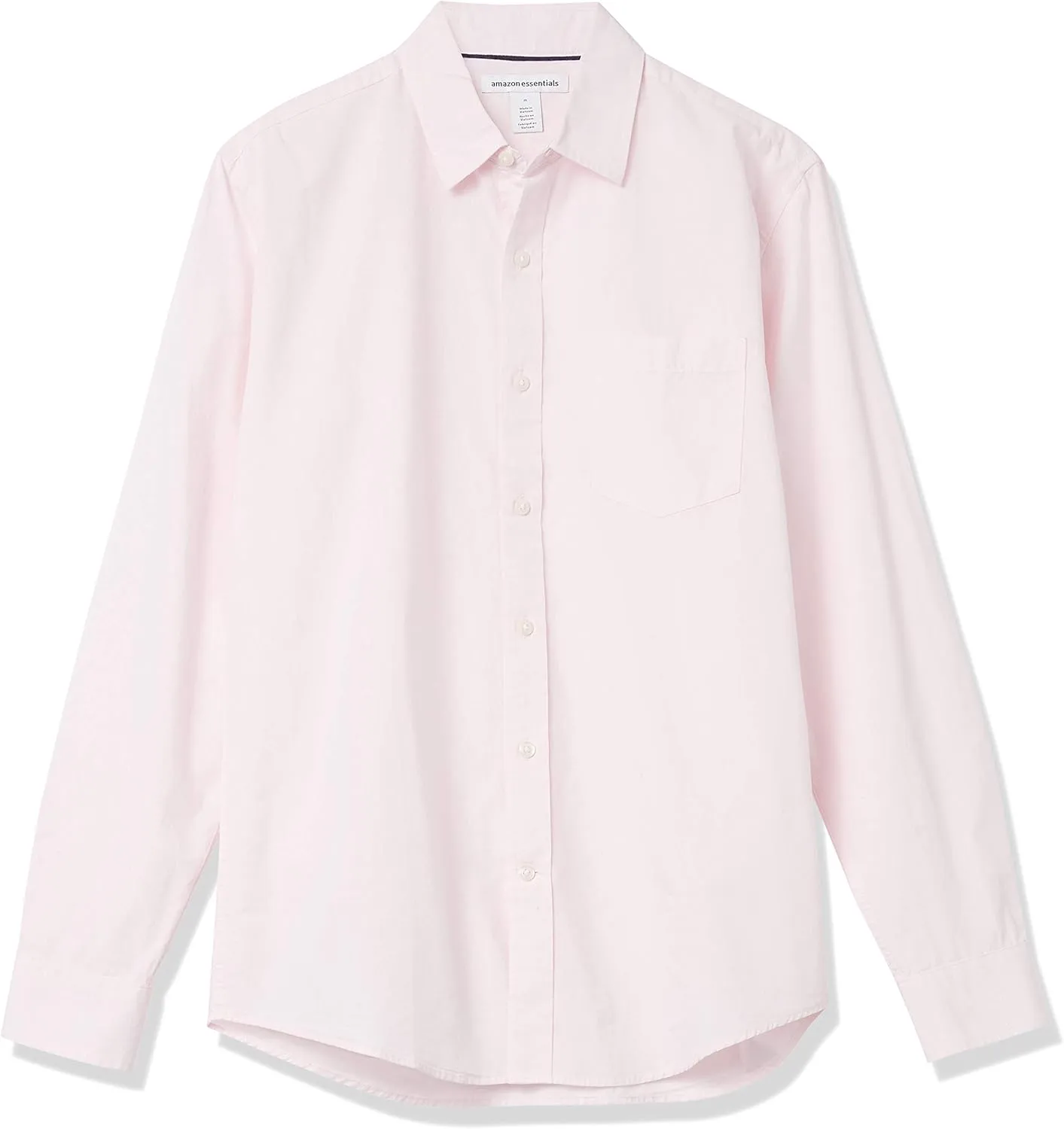 Amazon Essentials Men's Regular-Fit Long-Sleeve Casual Poplin Shirt