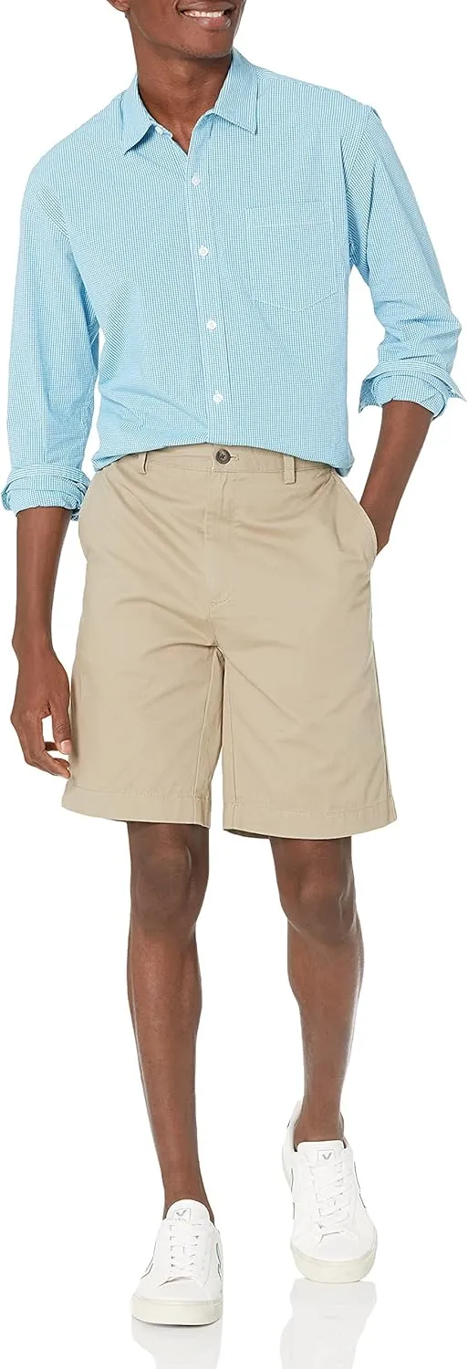 Amazon Essentials Men's Regular-Fit Long-Sleeve Casual Poplin Shirt