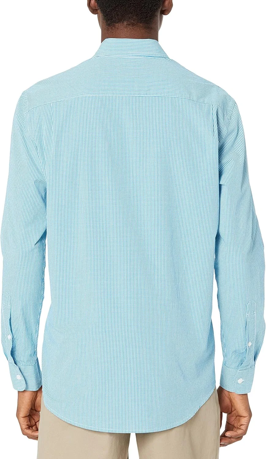 Amazon Essentials Men's Regular-Fit Long-Sleeve Casual Poplin Shirt