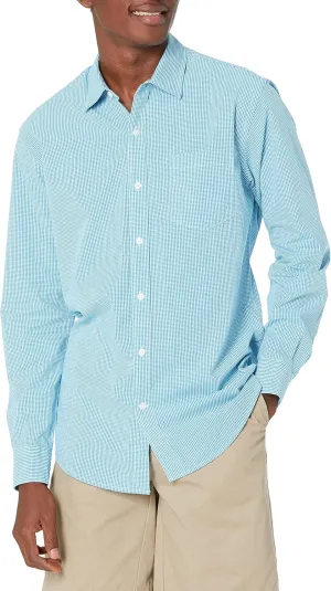 Amazon Essentials Men's Regular-Fit Long-Sleeve Casual Poplin Shirt