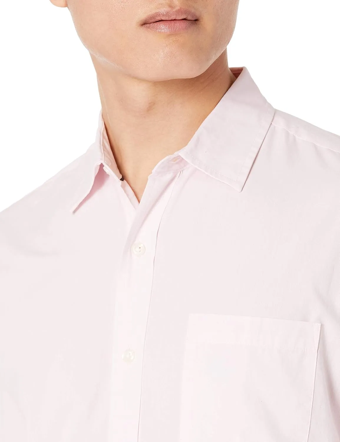 Amazon Essentials Men's Regular-Fit Long-Sleeve Casual Poplin Shirt