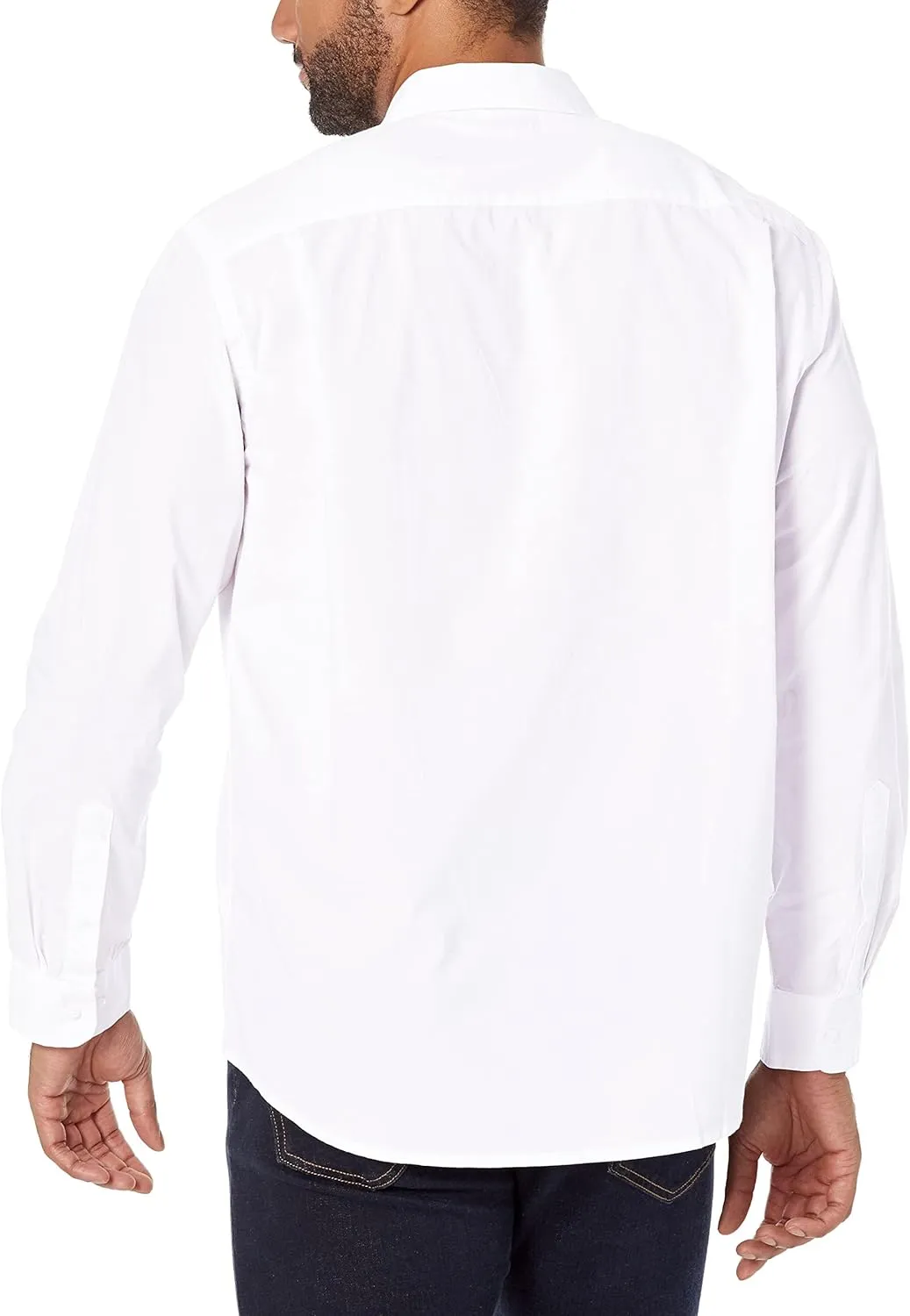 Amazon Essentials Men's Regular-Fit Long-Sleeve Casual Poplin Shirt