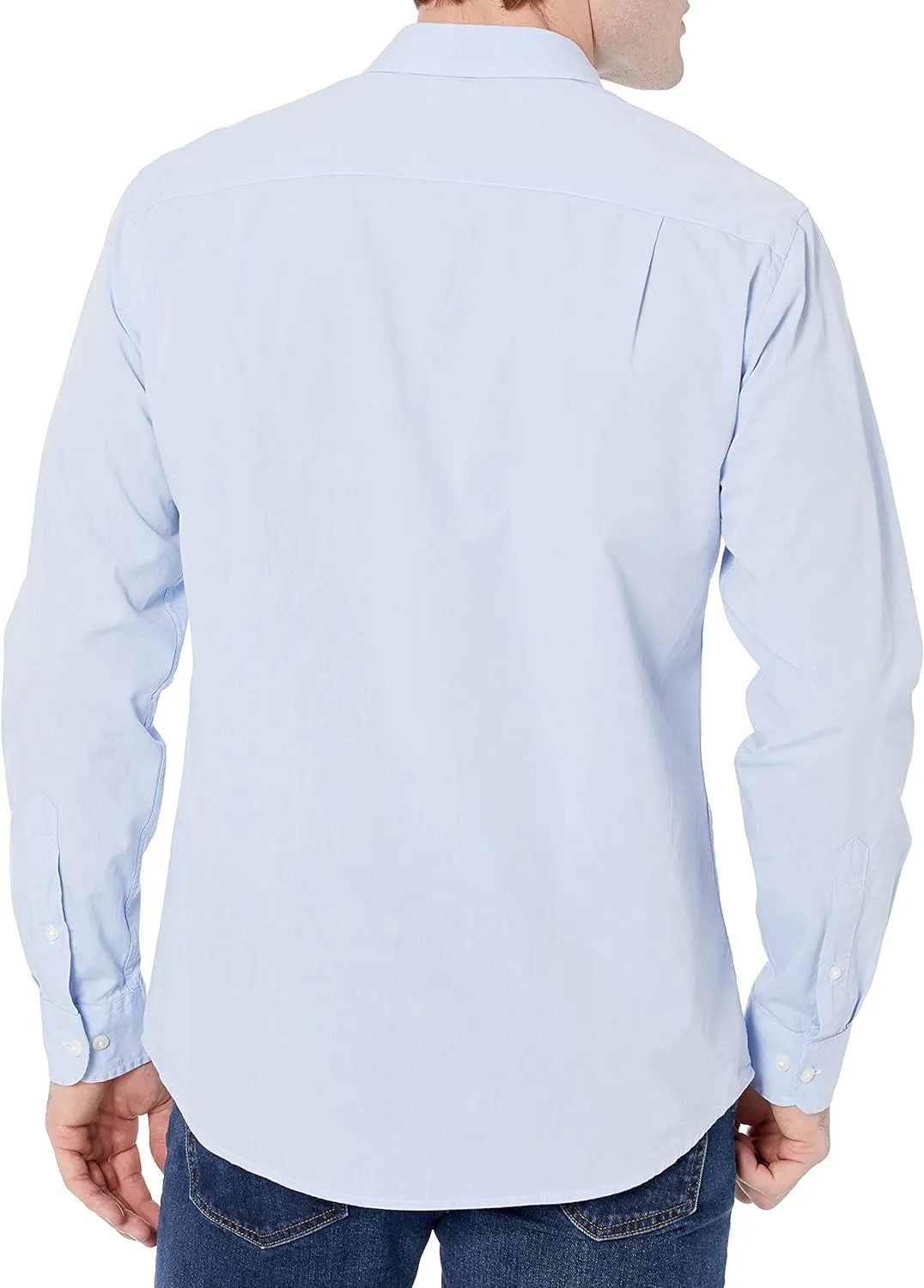 Amazon Essentials Men's Regular-Fit Long-Sleeve Casual Poplin Shirt