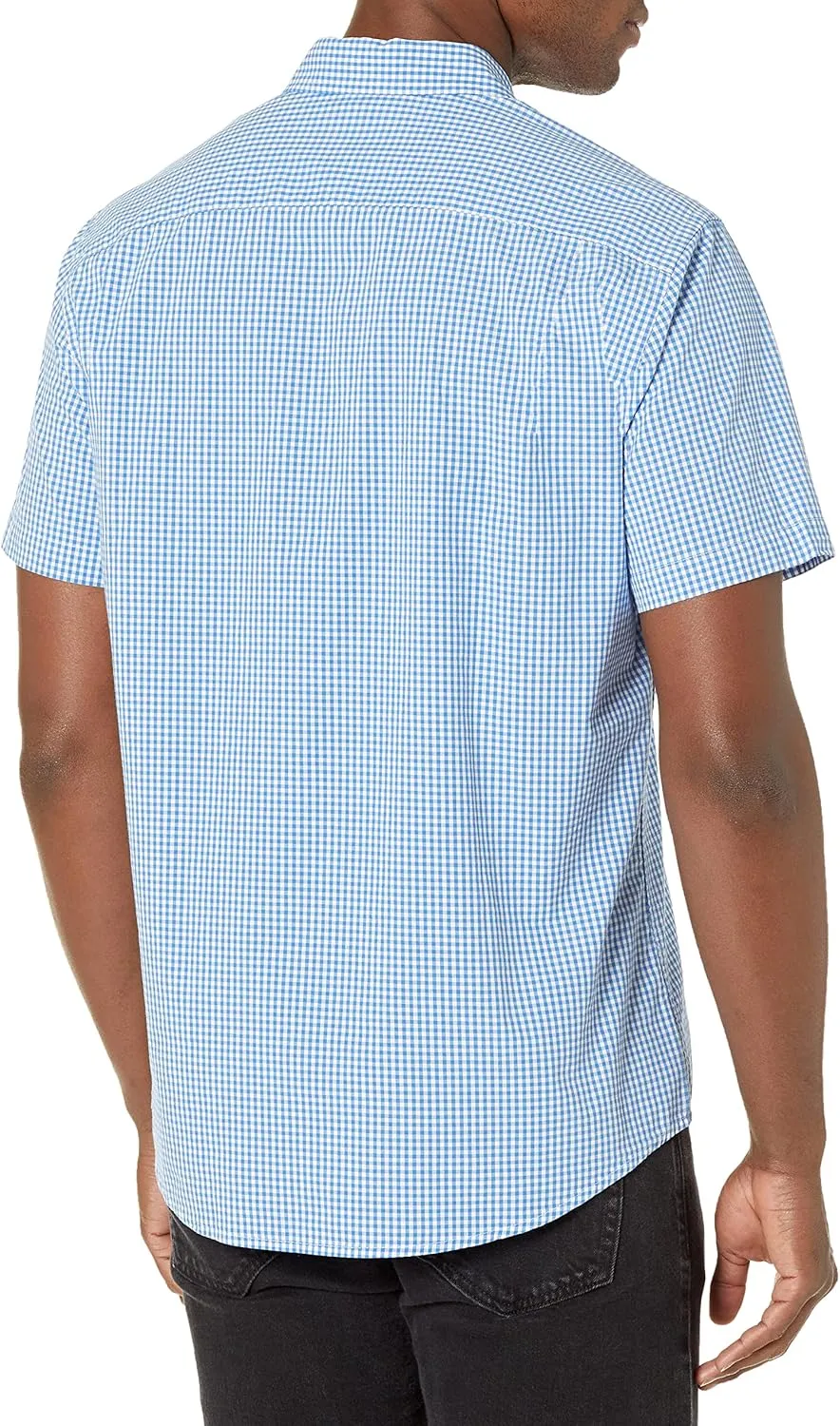 Amazon Essentials Men's Regular-Fit Short-Sleeve Poplin Shirt