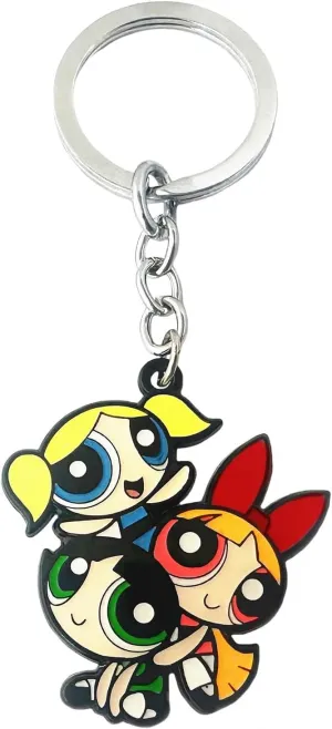 Anime Cartoon Keychain, Zinc Alloy Key Chain for Women and Men