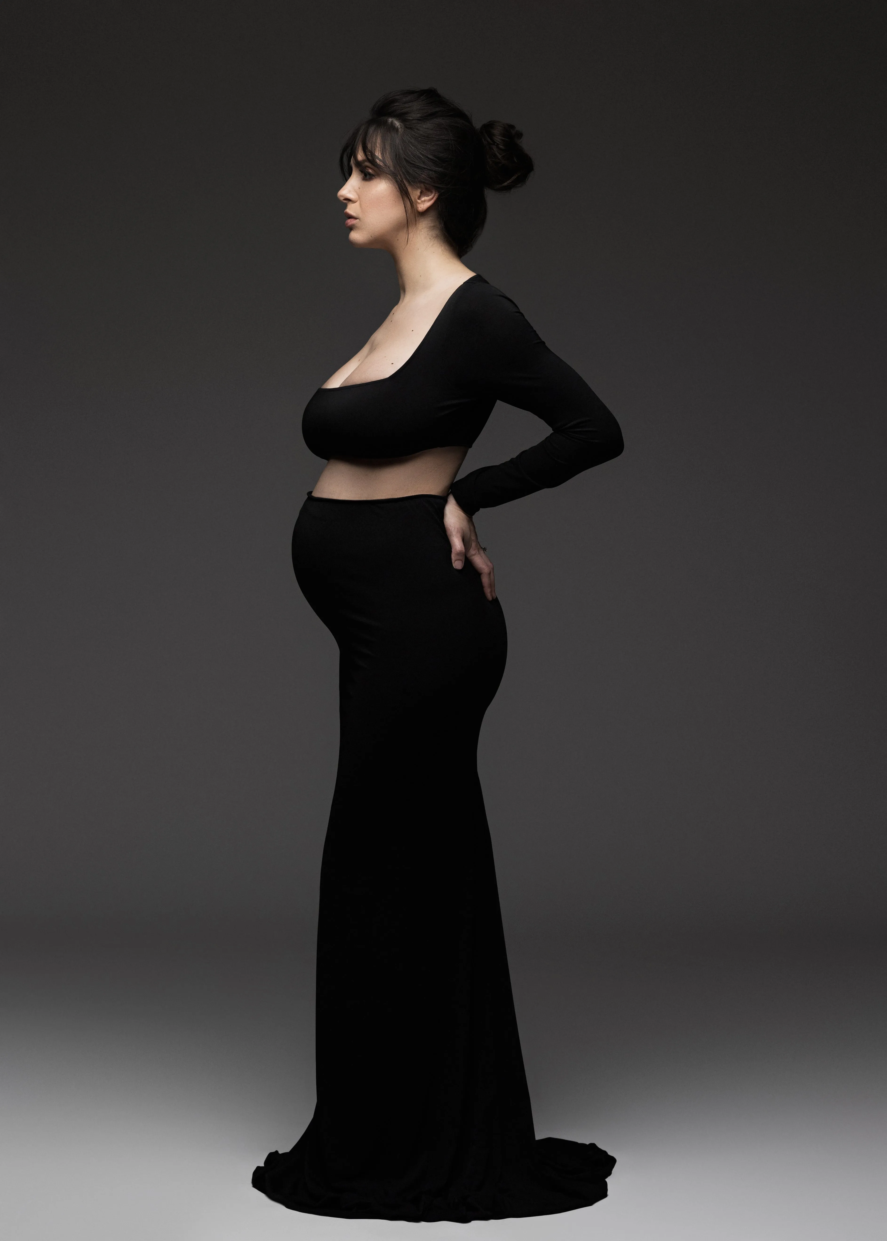 AnyutaCouture Trendy Two Piece Maternity Dress