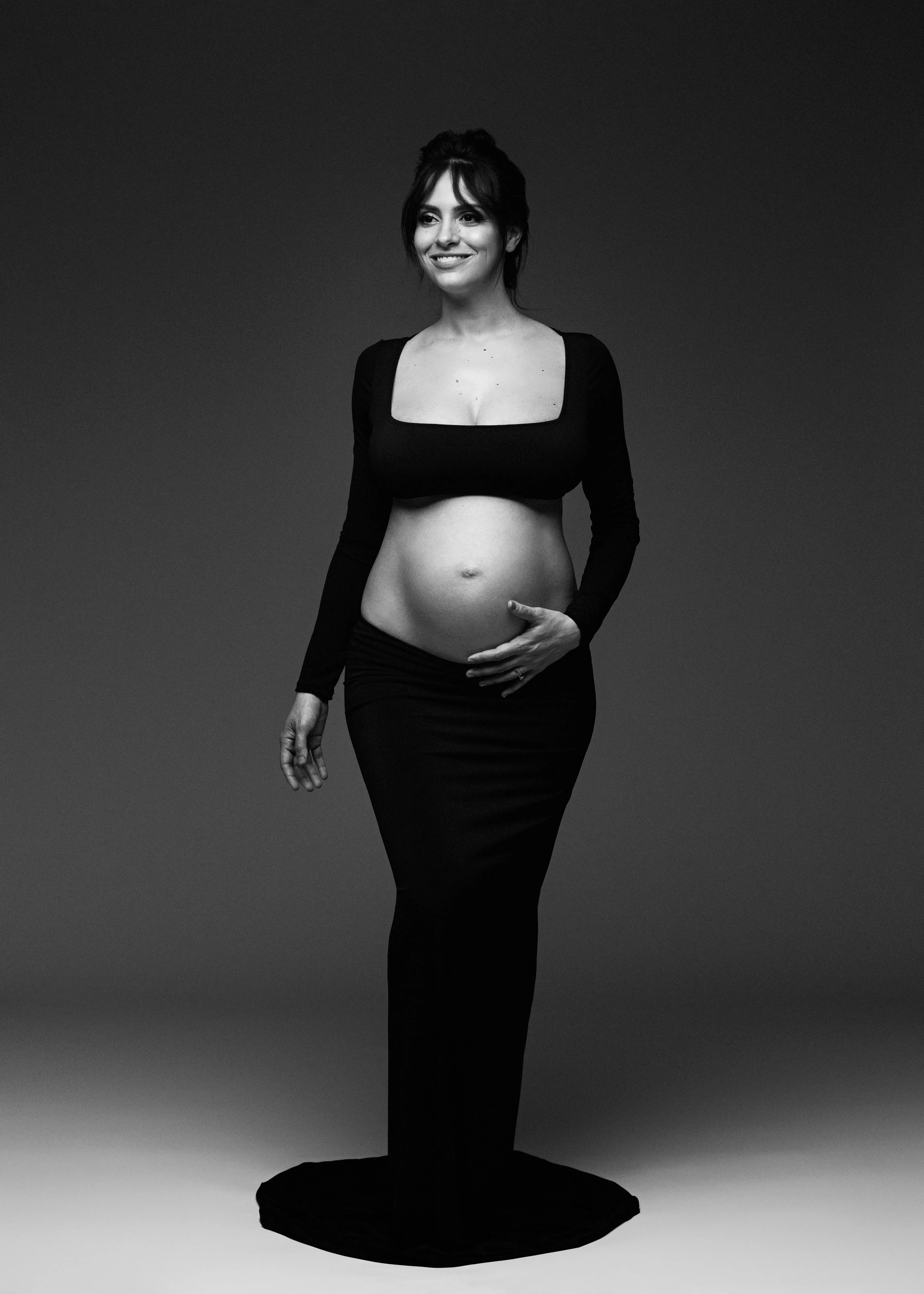 AnyutaCouture Trendy Two Piece Maternity Dress