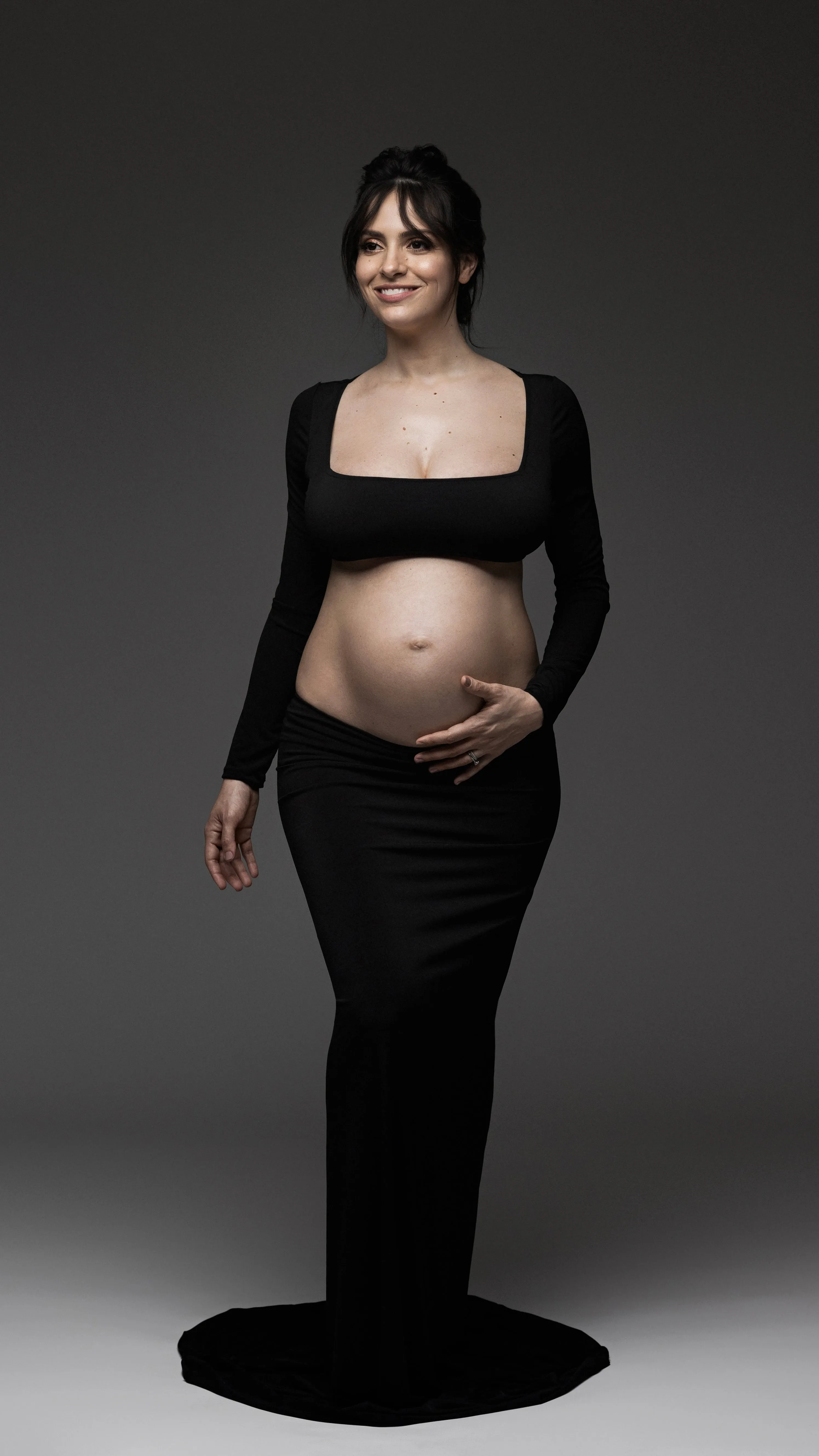 AnyutaCouture Trendy Two Piece Maternity Dress