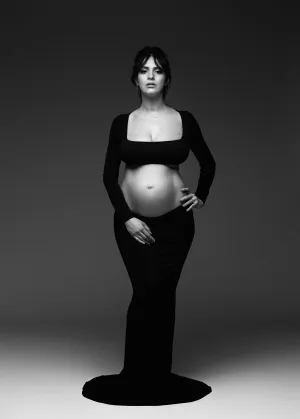 AnyutaCouture Trendy Two Piece Maternity Dress