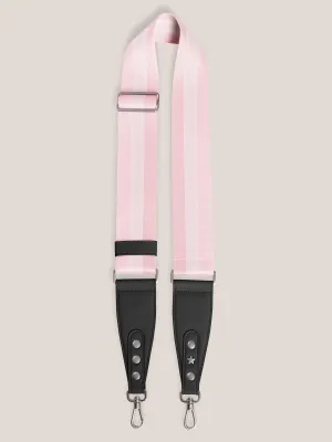 Bag Accessory Woven Strap - Pink & Black