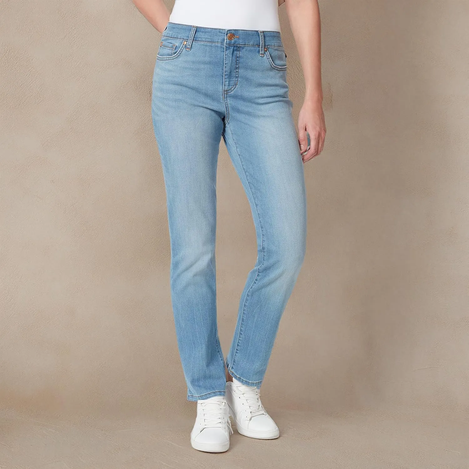 Bandolino Women's Mandie Signature Fit 5 High Rise Jean Regular