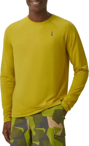 BASS OUTDOOR Men's Long-Sleeve T-Shirt  Easy-Care Performance Crew Neck