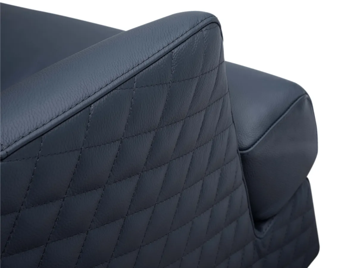 Belfield 100% Top Grain Leather Swivel Chair