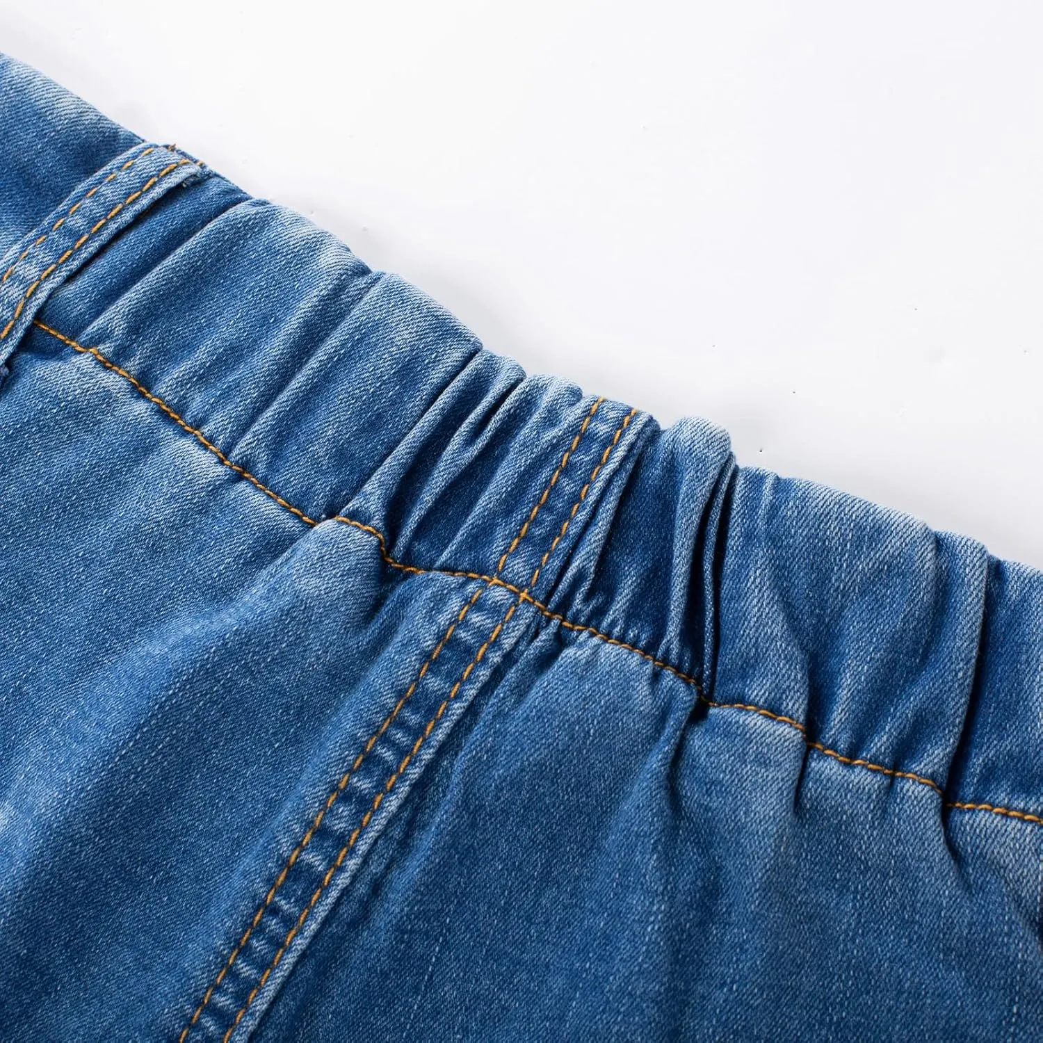 Belle Poque Women's Wide Leg Jeans High Waisted Stretchy Straight Leg Button Fly Denim Pants Trousers with Pockets