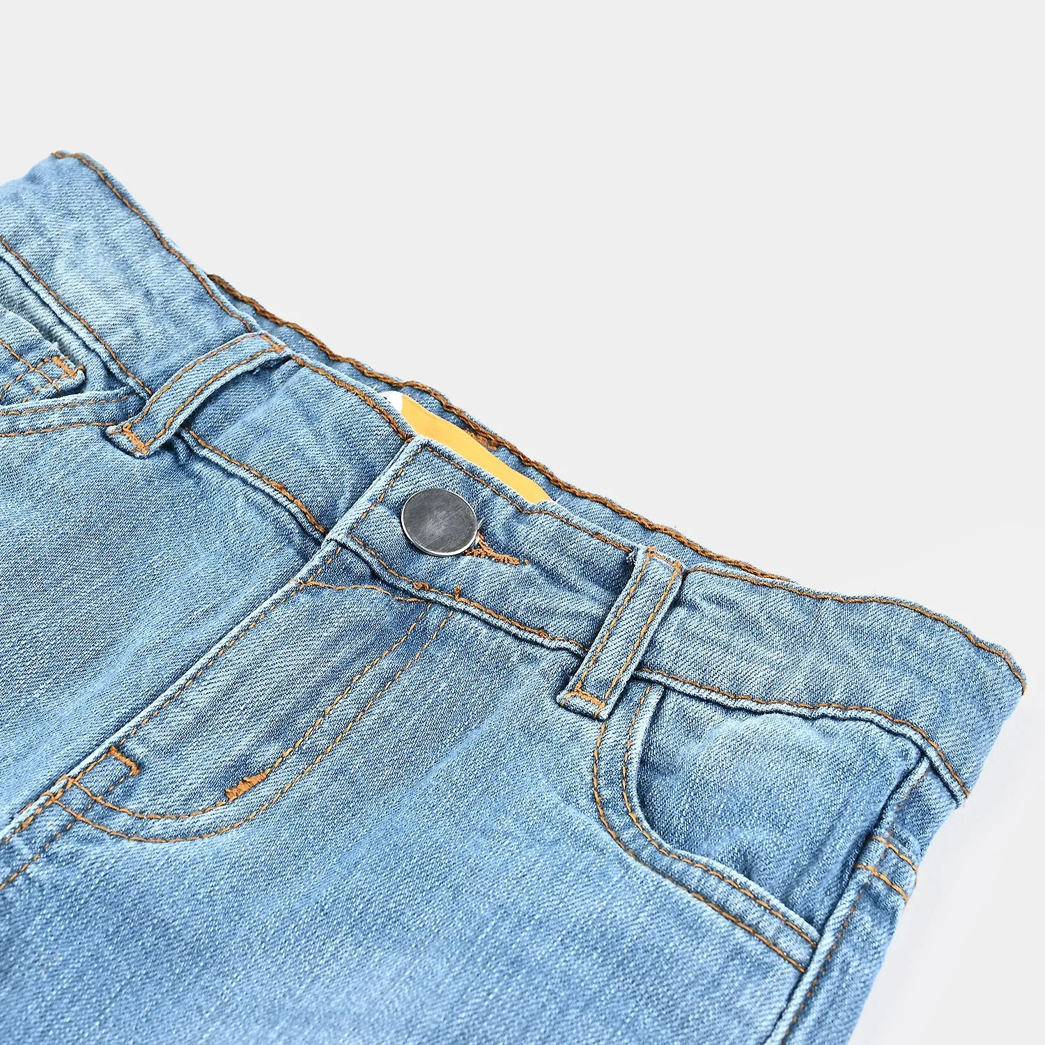 Boys Denim Viscose Basic Short-Light Blue