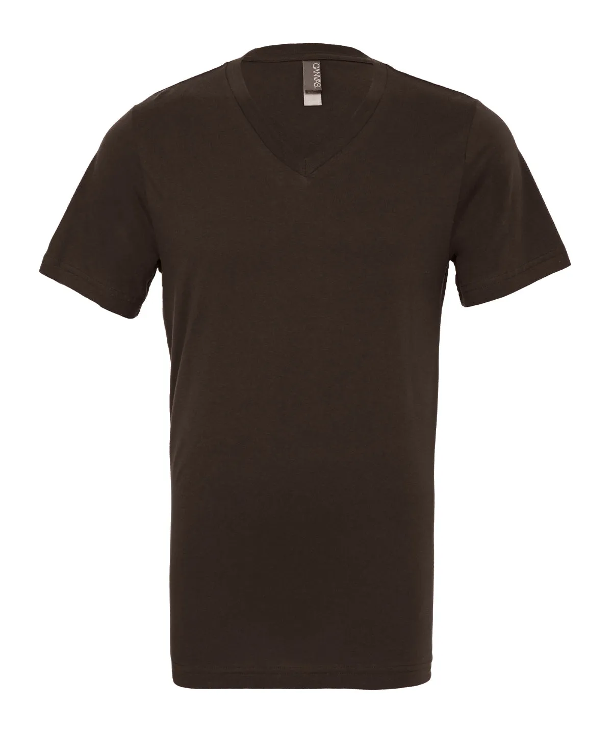 Brown - Unisex Jersey v-neck t-shirt