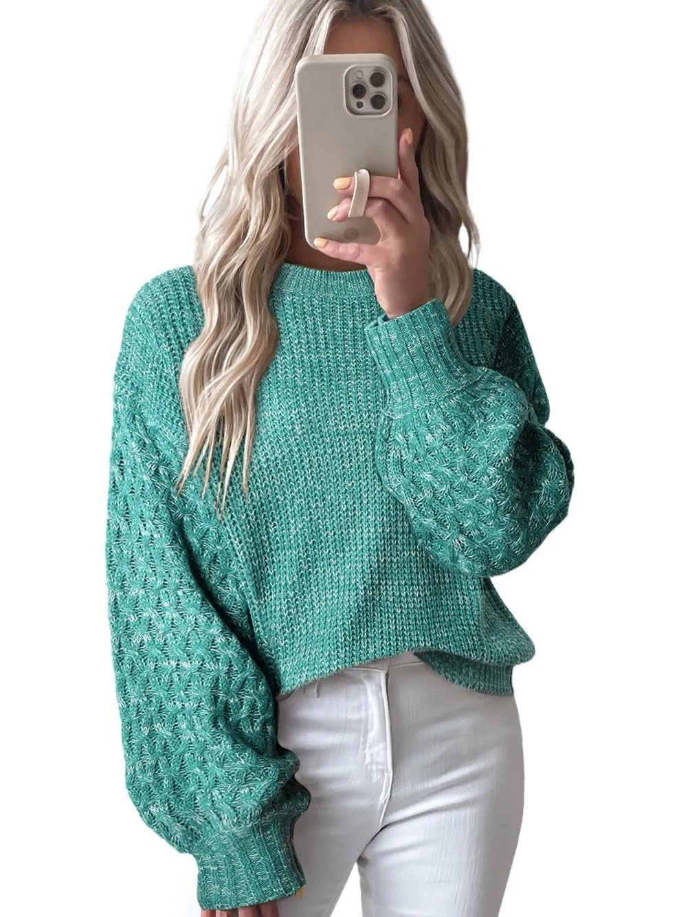 Cable Knit Cropped Jumper