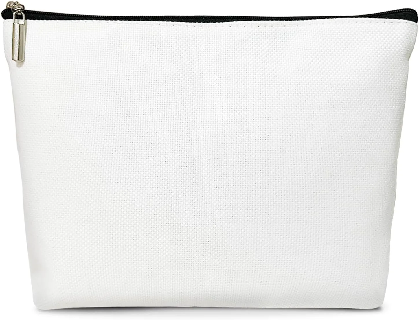Canvas Makeup Bag Blank DIY Craft Gifts Cosmetic Bag for Women, Inspirational Gifts Cosmetics Pouch Travel Bag Cases Toiletry Bag for Friends Coworkers Besties BFF - DIY01