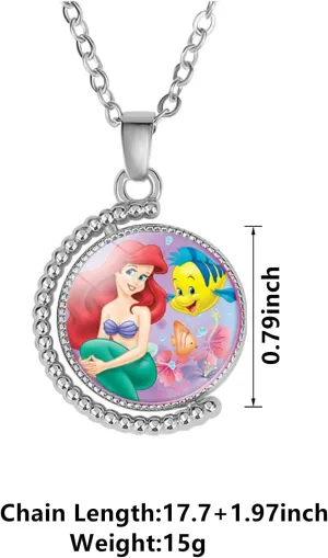 Cartoon Cute Anime Necklace, TV Movies Zinc Alloy Torque for Women and Men