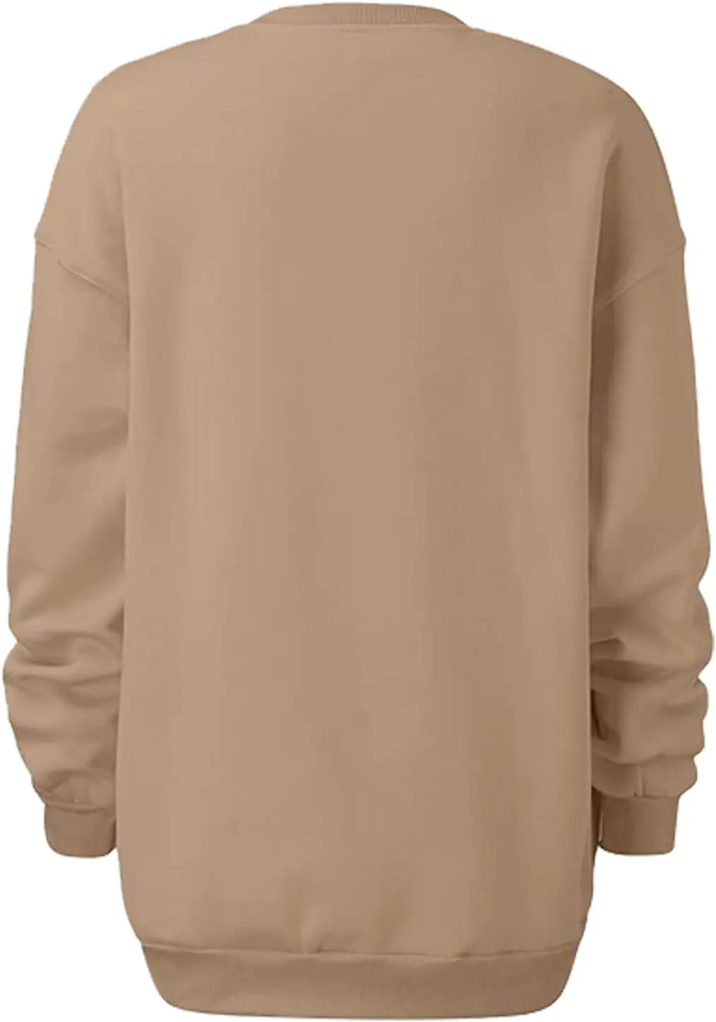 Ceboyel Womens Solid Color Crewneck Sweatshirt Oversized Comfort Pullover Sweater Trendy Fall Tops 2023 Fashion Outfits