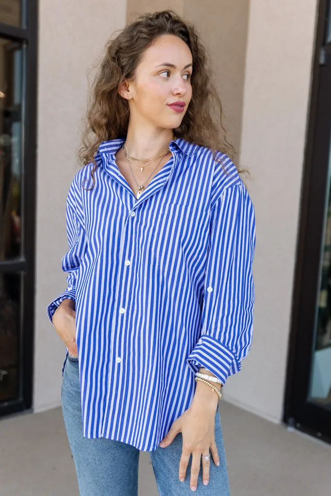 Citizens of Humanity Kayla Shirt, Mesa Stripe