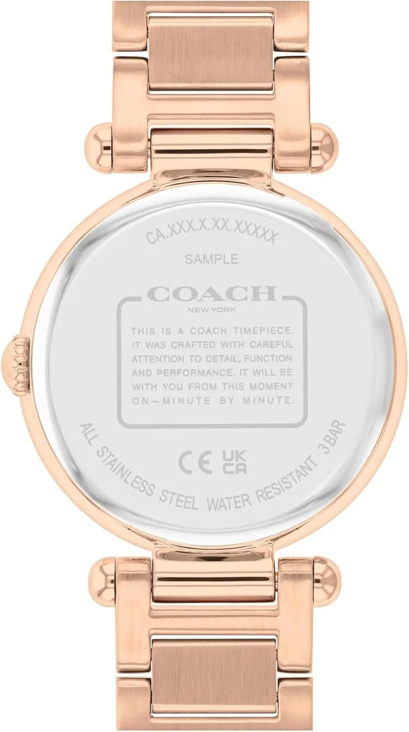 COACH Cary Women's Watch | Premium Fashion Timepiece for Her - Perfect for Day and Night | Water Resistant