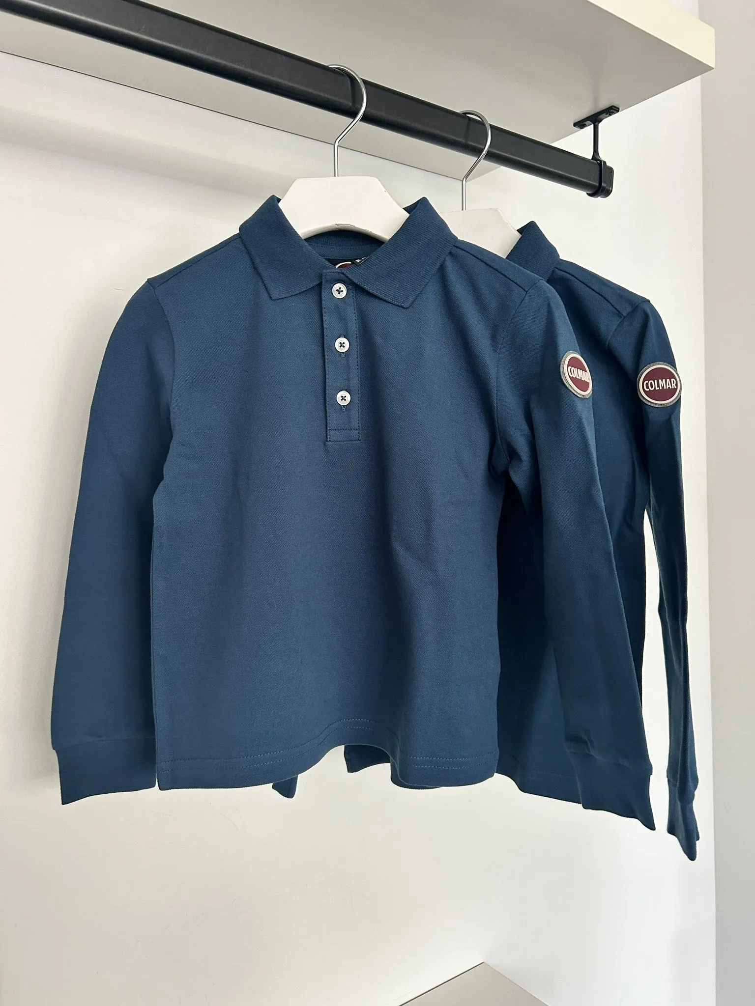 Colmar Dark Blue Solid LS Polo