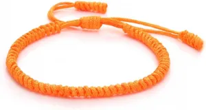 COLORFUL BLING Hand-Knitted Lucky String Bracelet Adjustable Tibetan Buddhist Prayer Yoga Mala Bracelets Kabbalah Protection Couple Jewelry