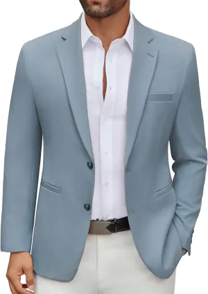 COOFANDY Men's Casual Blazer Regular Fit Lightweight Two Button Sport Coat Suit Jacket
