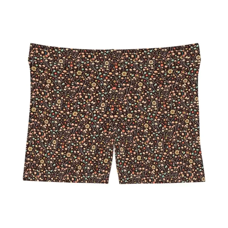 Cool Floral Pattern Womens Shorts Moisture Wicking
