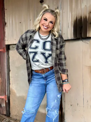 Cozy Season Graphic Tee by Texas True Threads