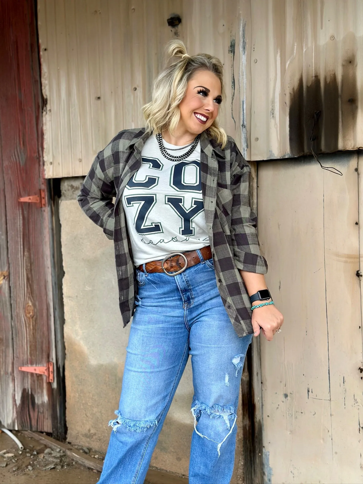 Cozy Season Graphic Tee by Texas True Threads