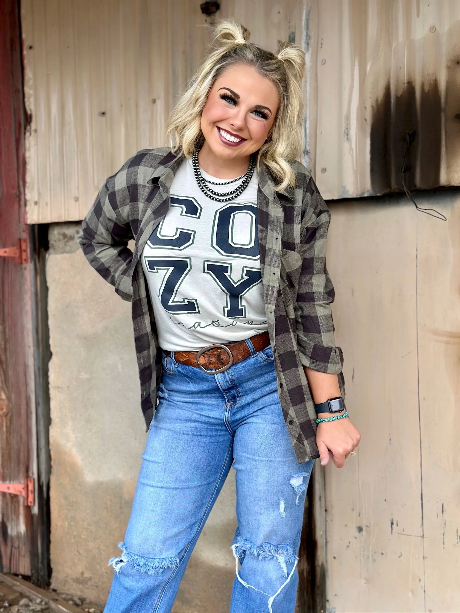 Cozy Season Graphic Tee by Texas True Threads