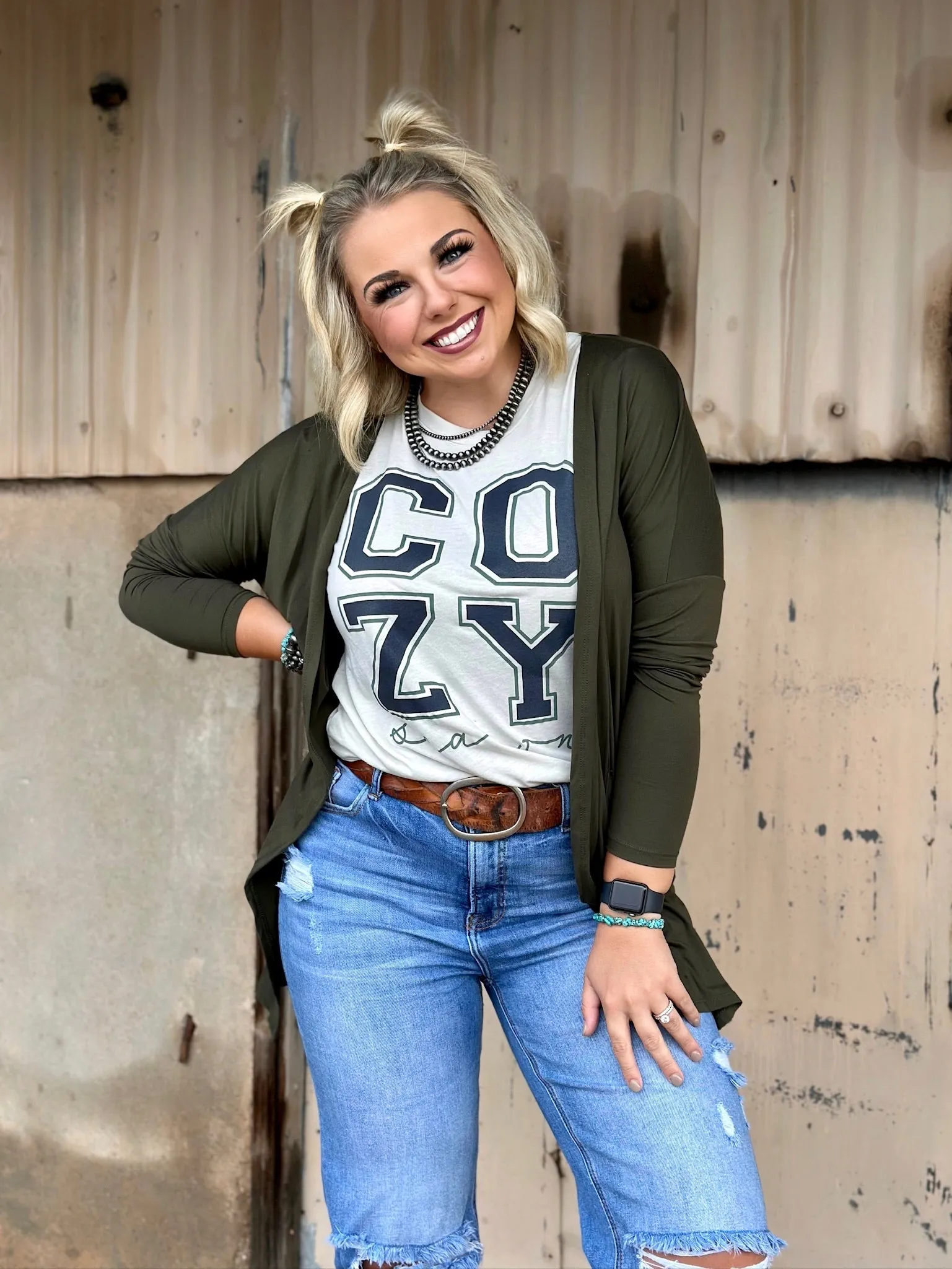 Cozy Season Graphic Tee by Texas True Threads