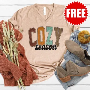 Cozy Season V-Neck - 0