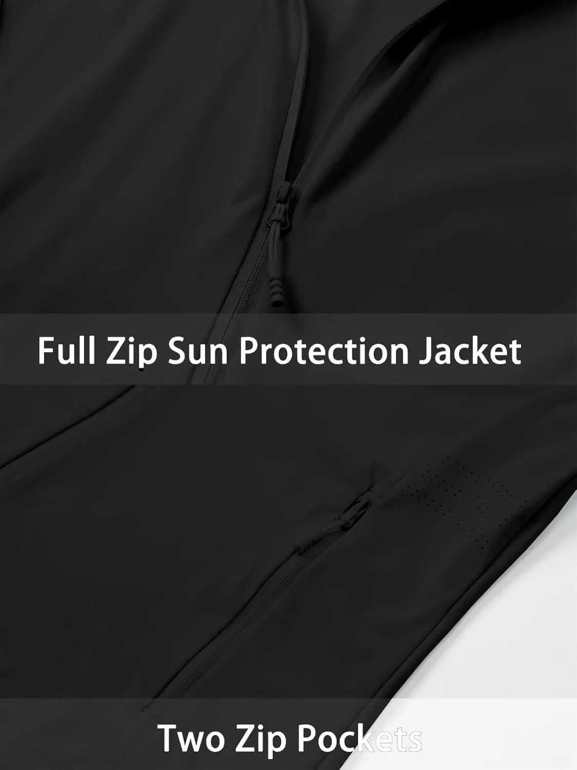 Cromoncent Women's UPF 50  Sun Protection Jacket Hooded Cooling Shirt for Women with Pocket