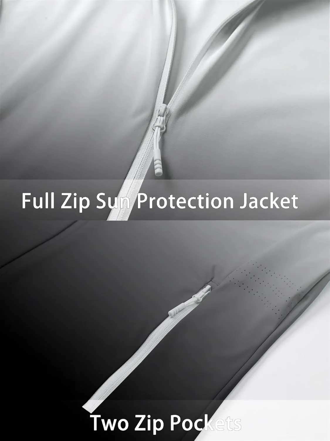 Cromoncent Women's UPF 50  Sun Protection Jacket Hooded Cooling Shirt for Women with Pocket