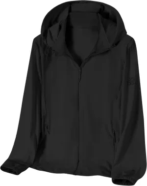Cromoncent Women's UPF 50  Sun Protection Jacket Hooded Cooling Shirt for Women with Pocket