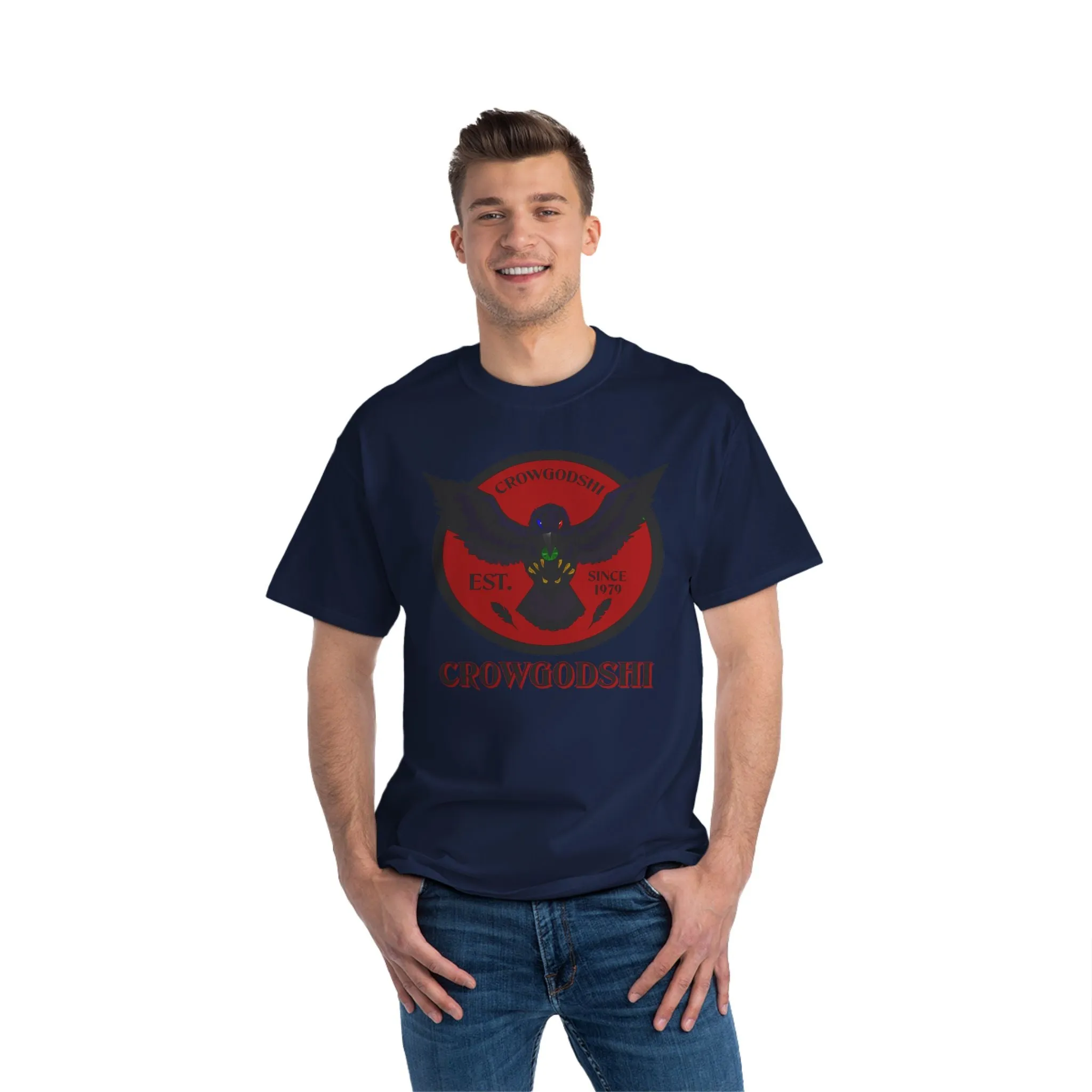 Crowgodshi First Generation Limited Edition Beefy-T®, BURGUNDY LOGO