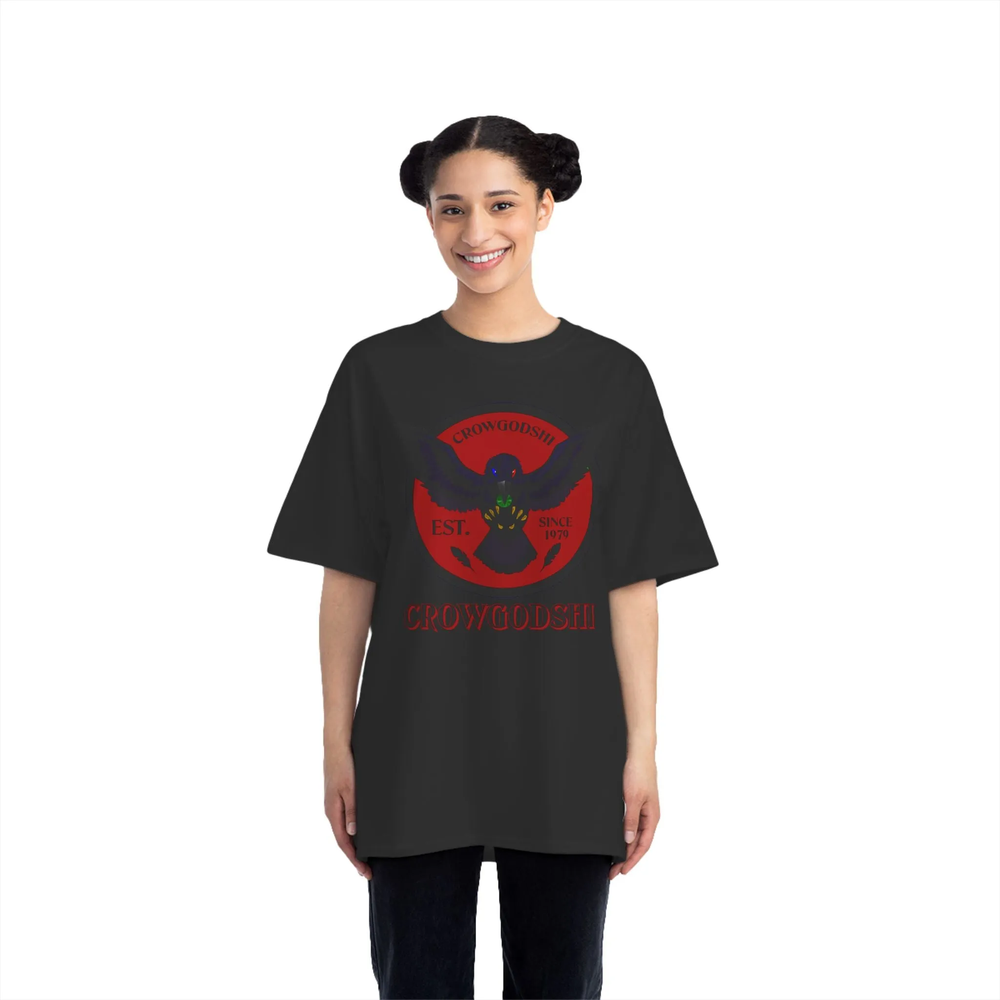 Crowgodshi First Generation Limited Edition Beefy-T®, BURGUNDY LOGO