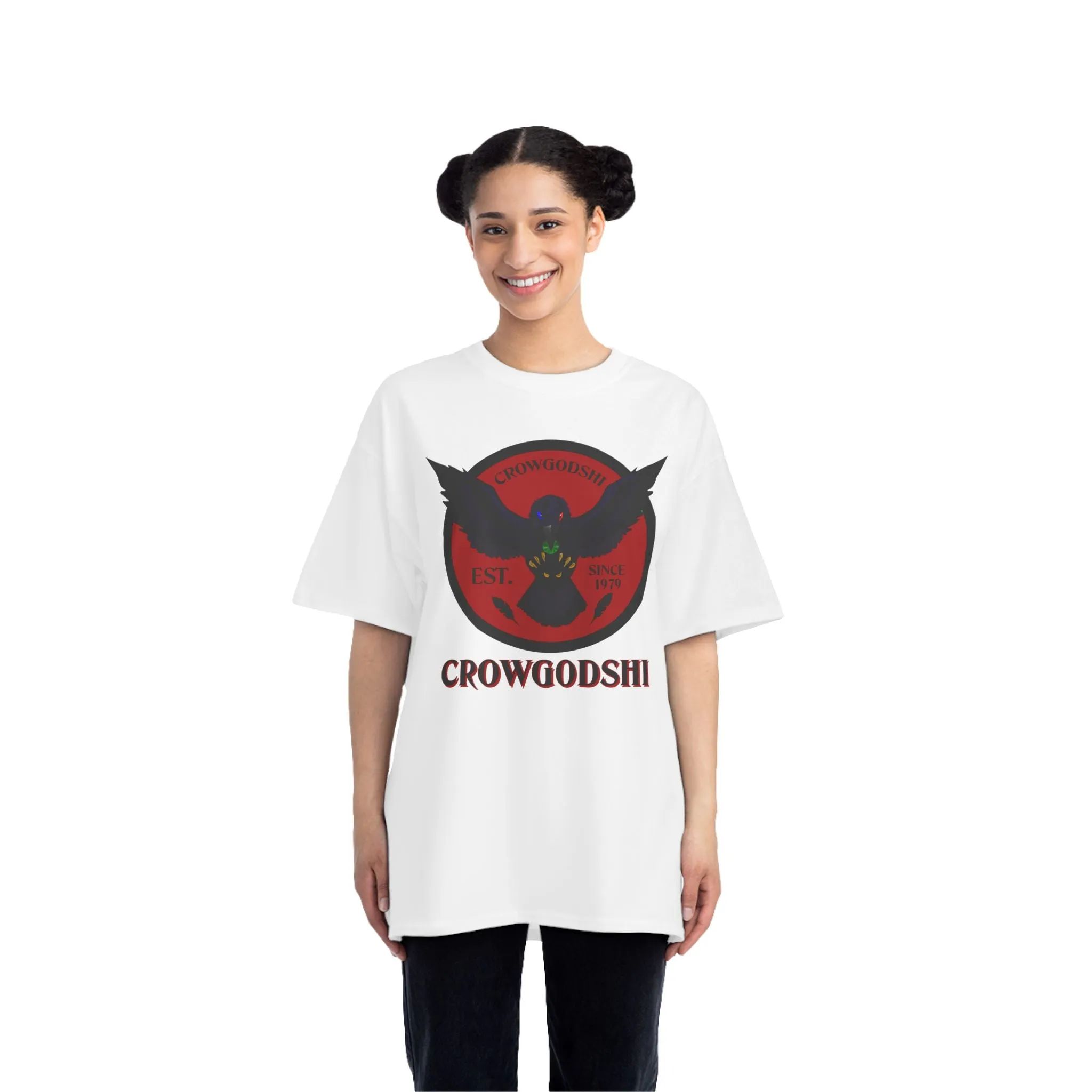 Crowgodshi First Generation Limited Edition Beefy-T®, BURGUNDY LOGO