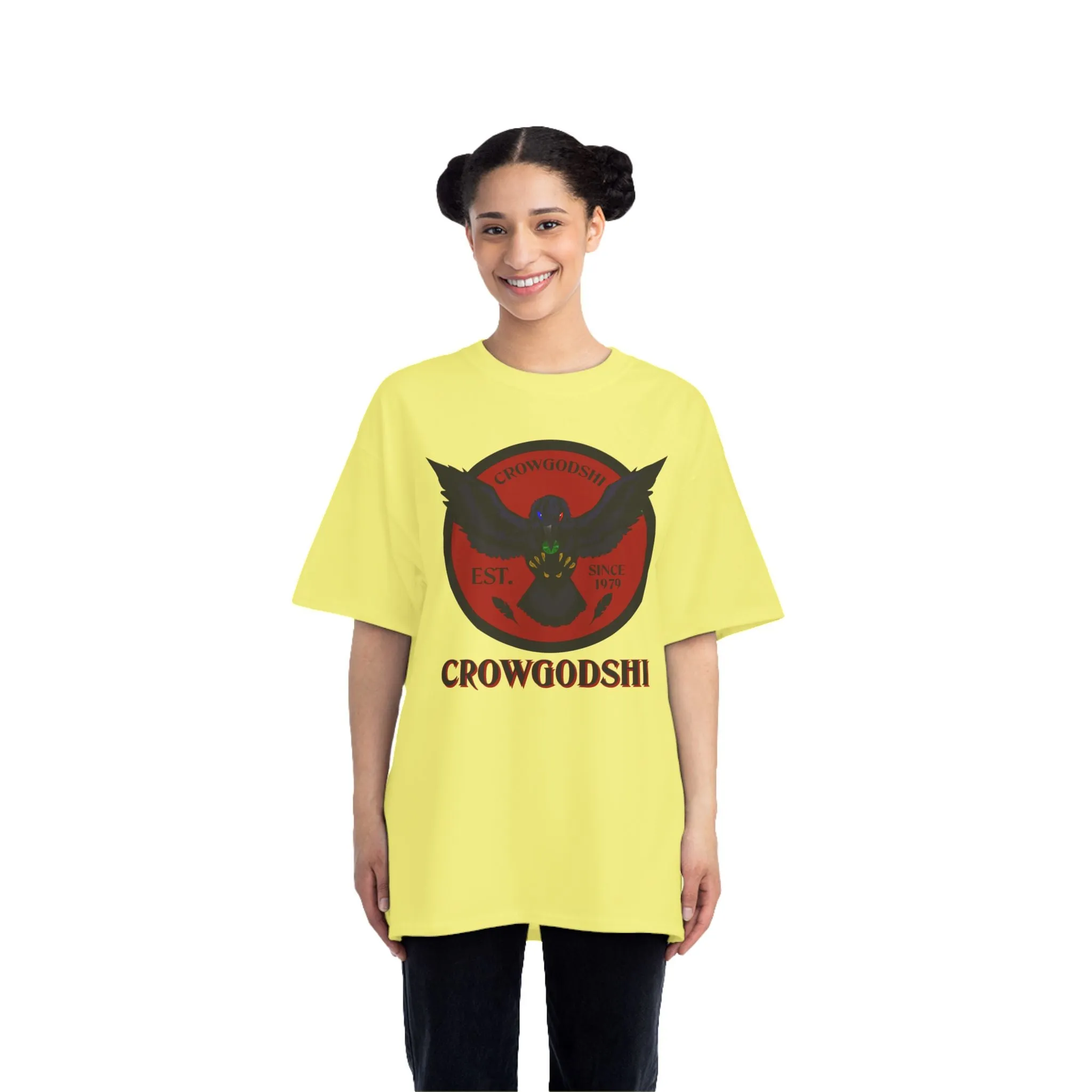 Crowgodshi First Generation Limited Edition Beefy-T®, BURGUNDY LOGO